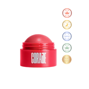 An oil-balm texture that melts into the skin, leaving a juicy, natural glow on lips and cheeks