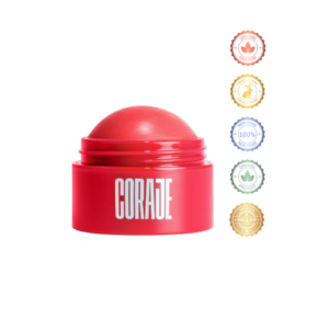 An oil-balm texture that melts into the skin, leaving a juicy, natural glow on lips and cheeks