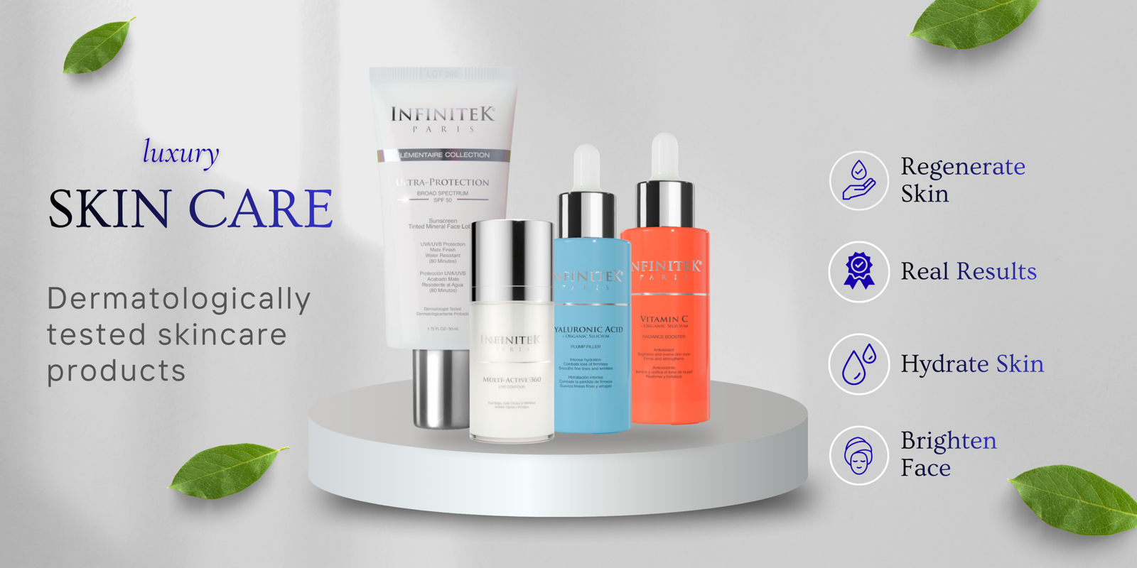 Premium skincare products for healthy, radiant skin and mindful self-care rituals